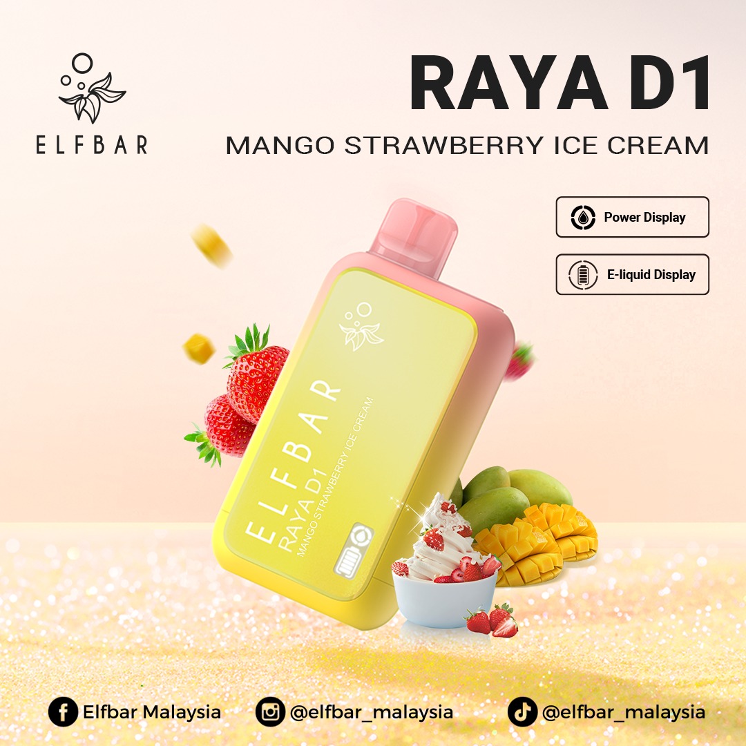 Elfbar Raya D1 Mango Strawberry IC