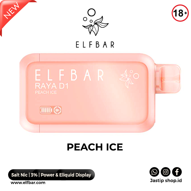 Elfbar Raya D1 Peach Ice